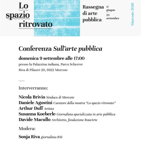 Conferenza sull'arte pubblica, Morcote